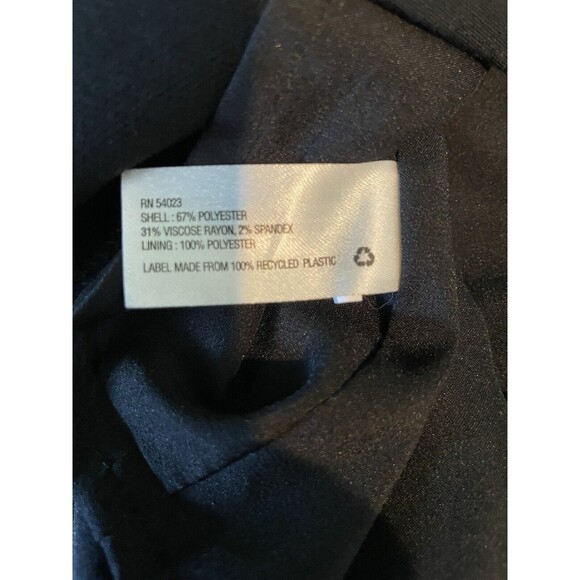 GAP Black V Neck Sleeveless Shift Dress, Fully Lined, W/Pockets Size 16 - Picture 10 of 10